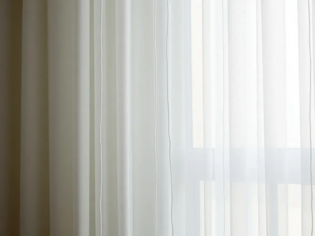 Firany makarony jako parawan